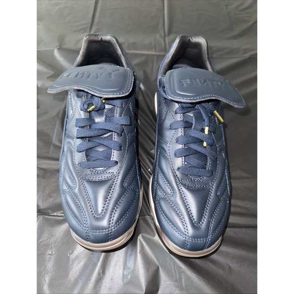 PUMA Fenty x Avanti L Club Navy‎ Blue WMNS Leather Sneakers Size 9 - Picture 1 of 8